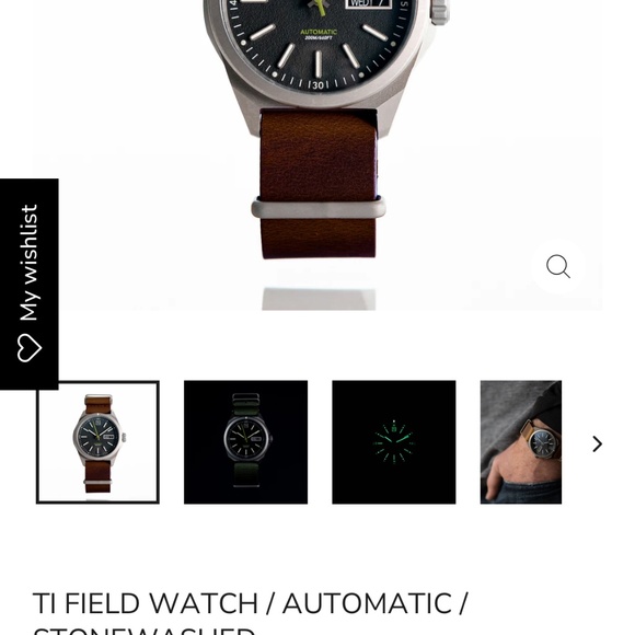 Big idea Design Titanium Field Watch Automatic - Picture 4 of 12